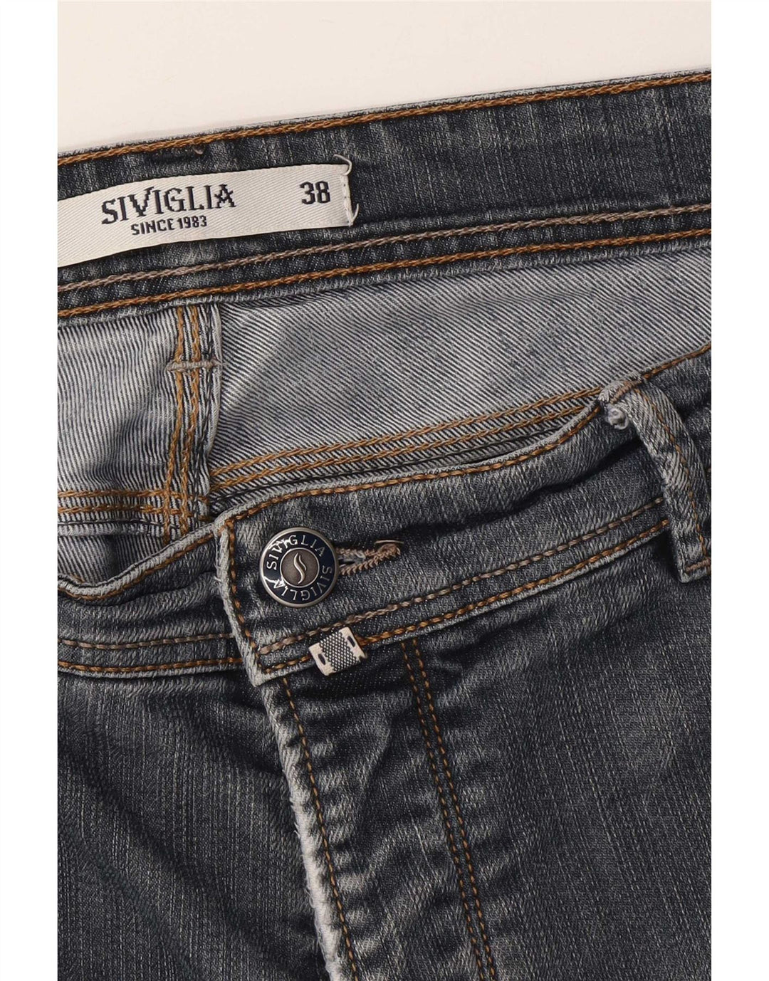 SIVIGLIA Slim Jeans til mænd W38 L36 Blå