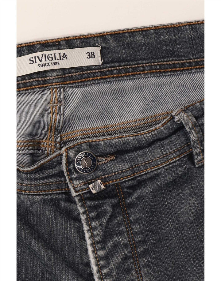 SIVIGLIA Slim Jeans til mænd W38 L36 Blå