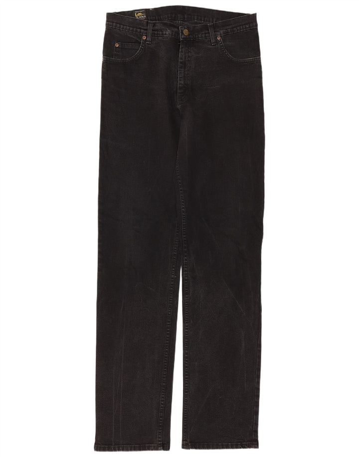 Lee Dame Brooklyn Straight Jeans W34 L36 Sort Bomuld
