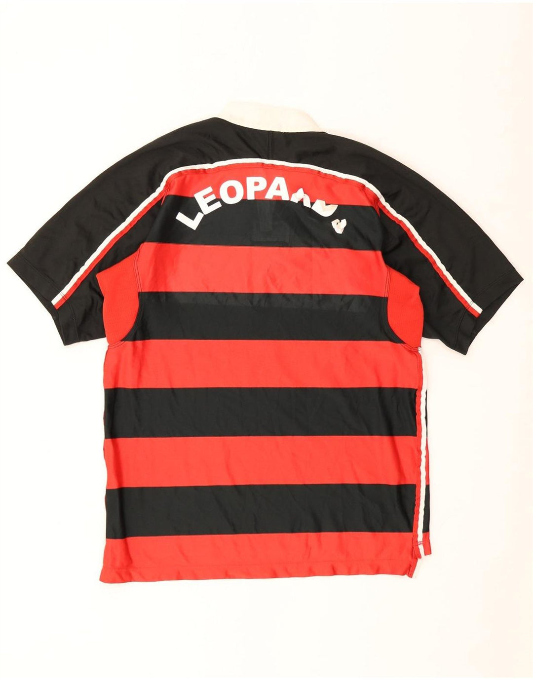 NIKE Grafisk T-shirt til mænd, medium rød stribet