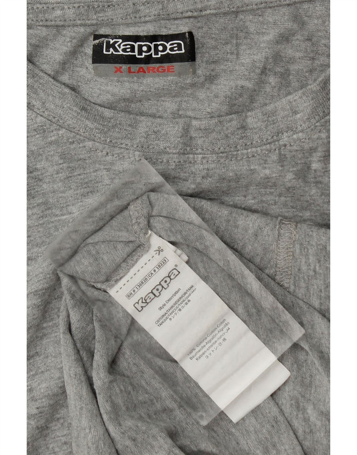 Kappa Herrevest Top XL Grå Flecked Bomuld