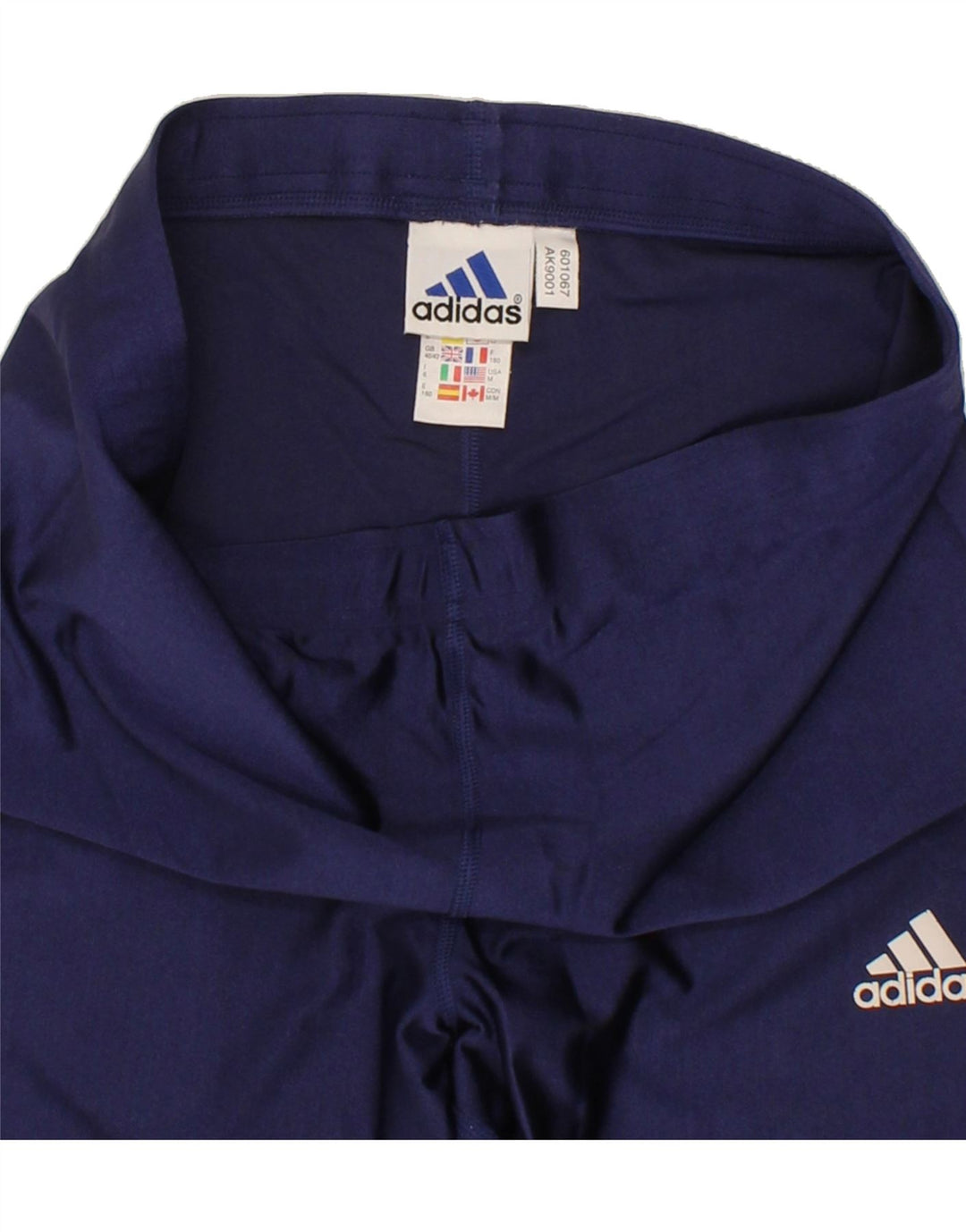 ADIDAS Mens Tracksuit Trousers UK 40/42 Medium Navy Blue Polyamide Vintage Adidas and Second-Hand Adidas from Messina Hembry 