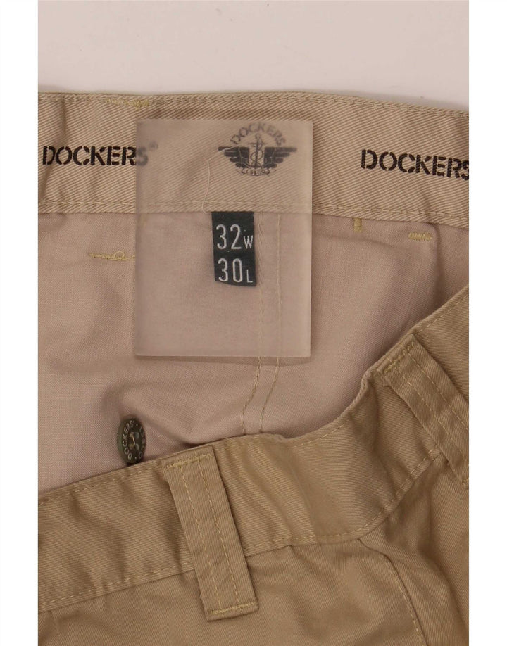 Dockers Straight Chino-bukser til mænd W32 L30 Beige