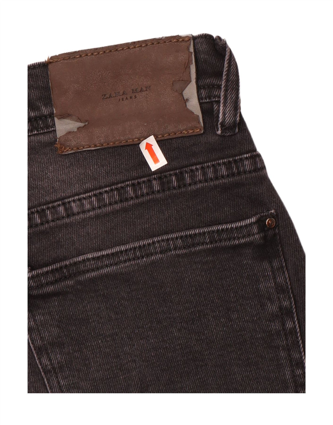 Zara Herre Slim Jeans EU 46 XL W36 L30 Grå