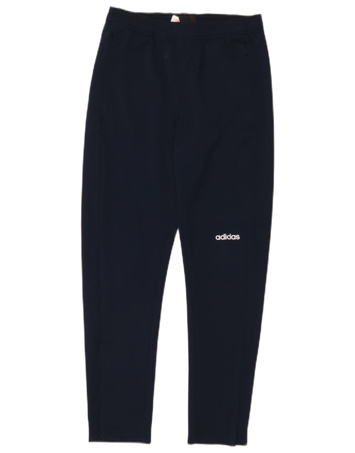 Adidas drenge Climalite træningsdragt bukser 11-12 år marineblå polyester