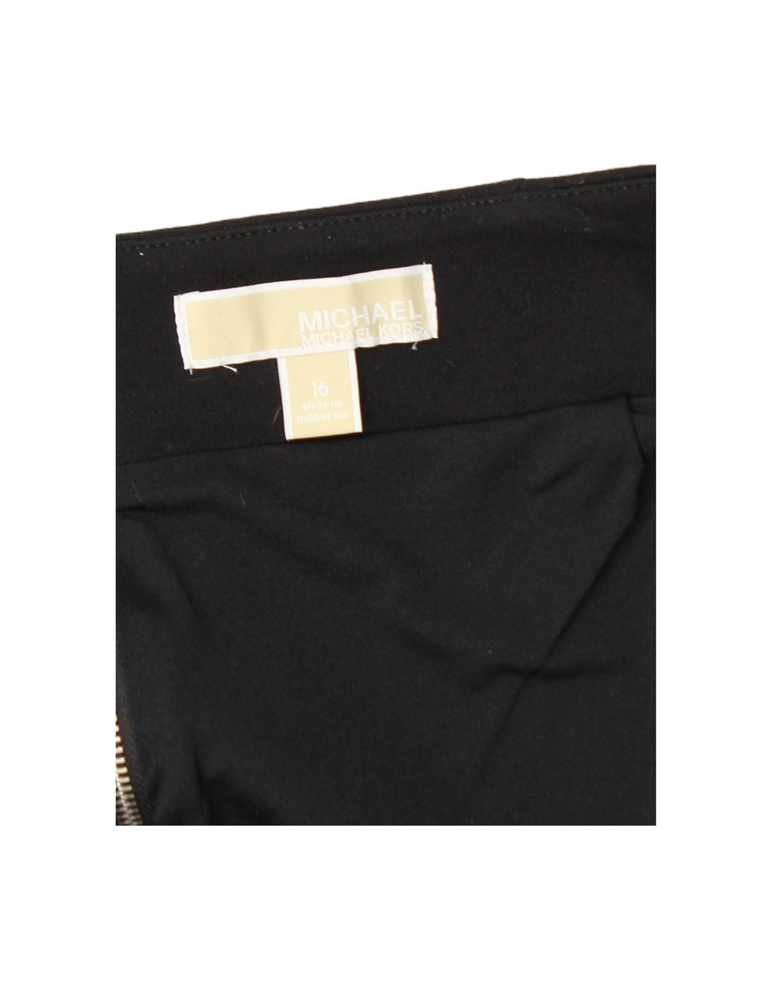 MICHAEL KORS Womens Pencil Skirt US 16 2XL W37 Black Rayon