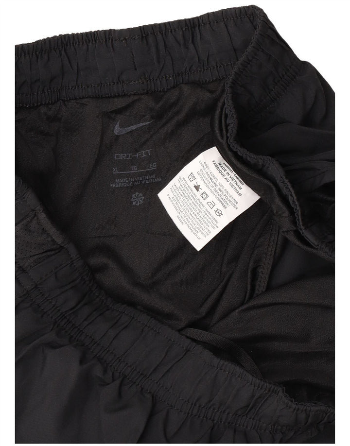 Nike Dame Dri Fit sportsshorts UK 18 XL sort polyester