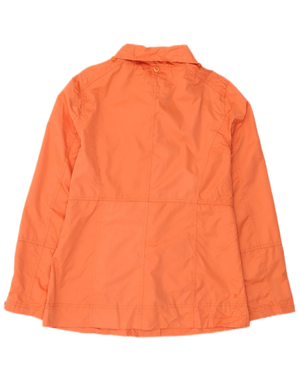Hurley Dame Dobbeltradet Utility Jacket UK 14 Medium Orange Polyester
