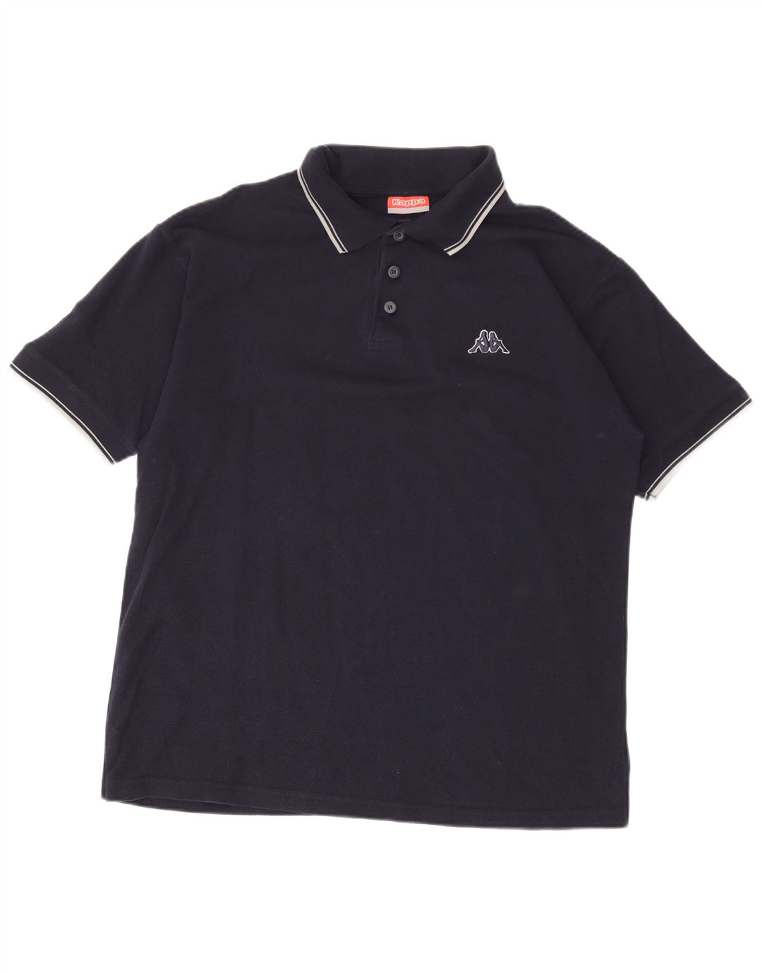 Kappa høj poloskjorte til mænd XL marineblå