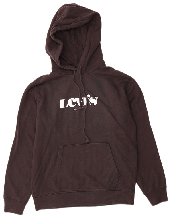 Levi's Grafisk hættetrøje til mænd XS Sort bomuld