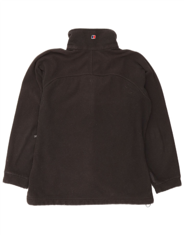 Berghaus Dame Oversized Fleecejakke UK 10 Lille Sort Polyester