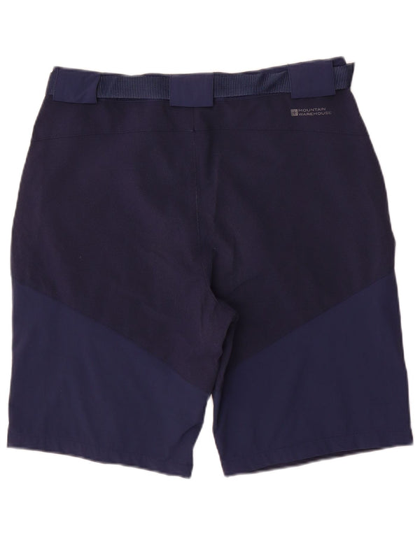 Mountain Warehouse Herre Cargo Shorts W34 Large Navy Blue Polyester