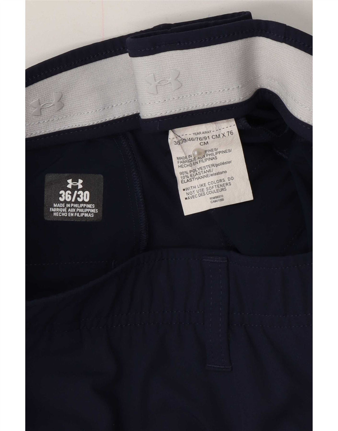 Under Armour Herre Slim Chino Bukser W36 L30 Navy Blue Polyester