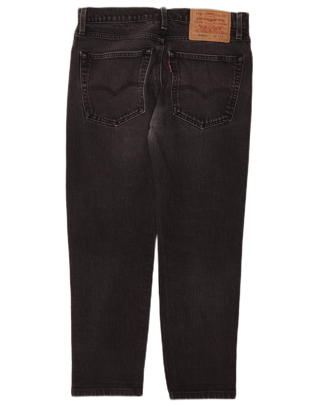 Levi's Herre Hi-Ball Straight Jeans W32 L26 Sort