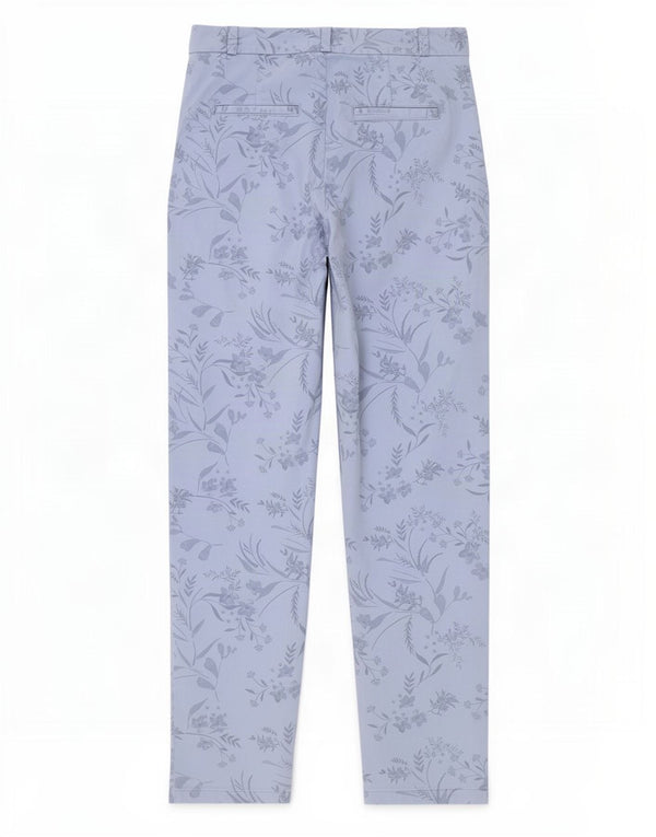 Marks & Spencer Chinobukser til kvinder UK 8 Small W27 L29 Blue Floral