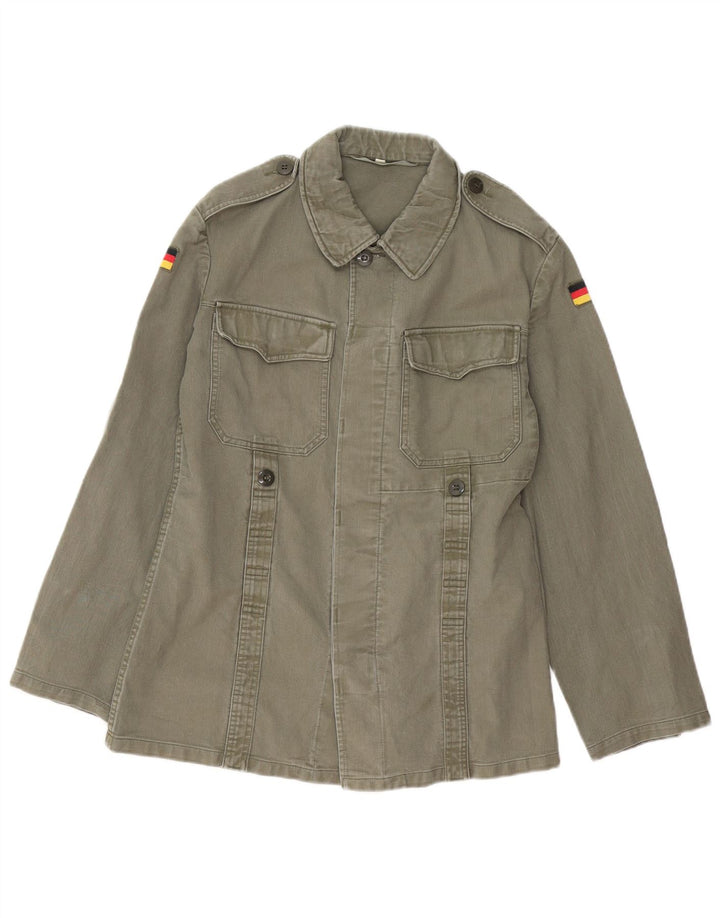 Vintage Herre Military Jacket UK 38 Medium Khaki