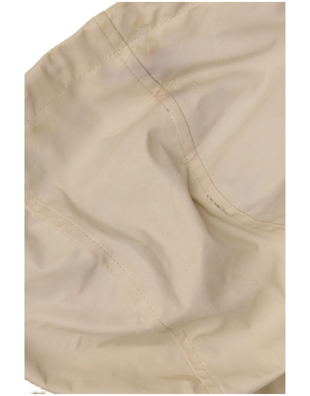 Topshop Dame Oversized Hætte Regnjakke UK 10 Small Off White