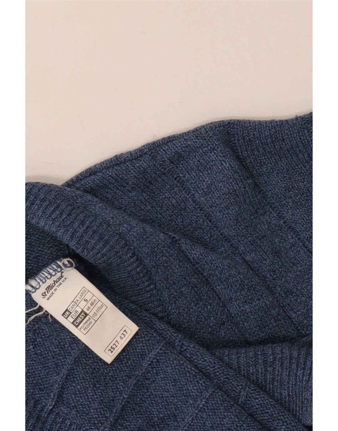 Marks & Spencer Herre St. Michael Cardigan Sweater XL Marineblå Akryl