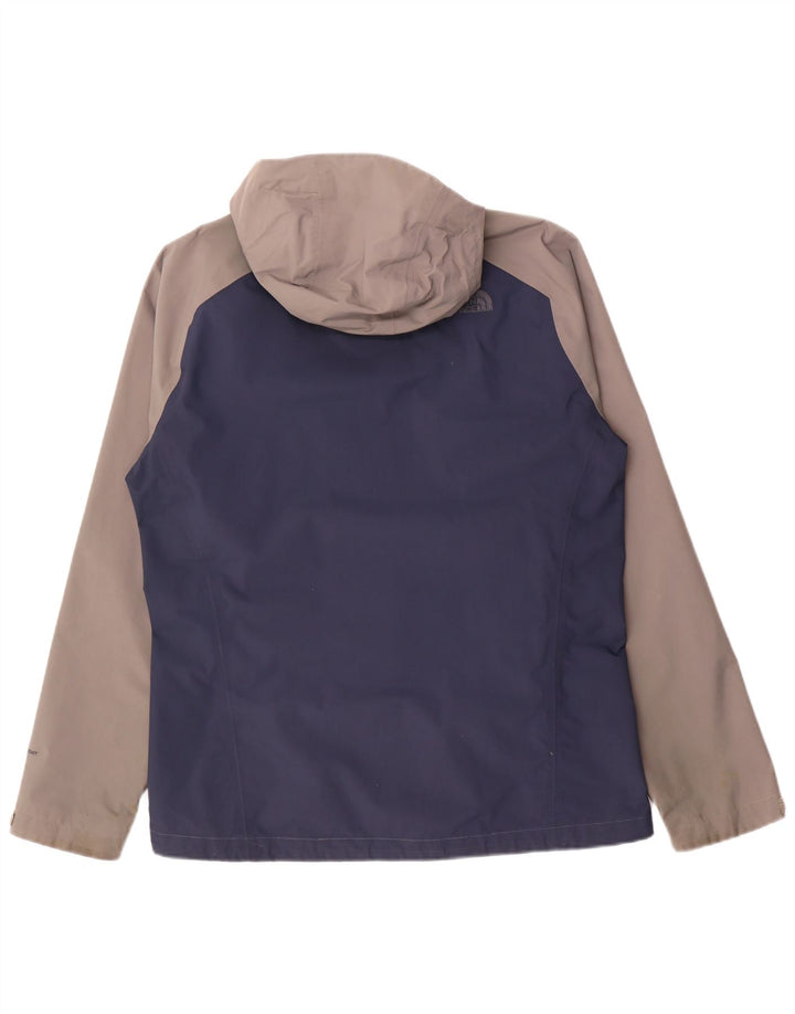 The North Face Regnjakke med hætte til mænd UK 38 Medium Navy Blue Colourblock