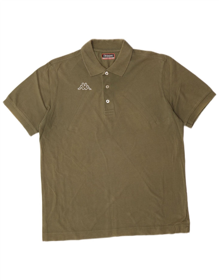 Kappa herre poloshirt mellemgrøn