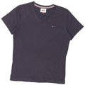Tommy Hilfiger Dame T-Shirt Top UK 10 Small Navy Blue