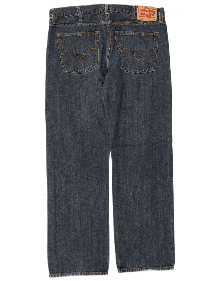 Levi's Herre 514 Straight Jeans W38 L32 Blå Bomuld