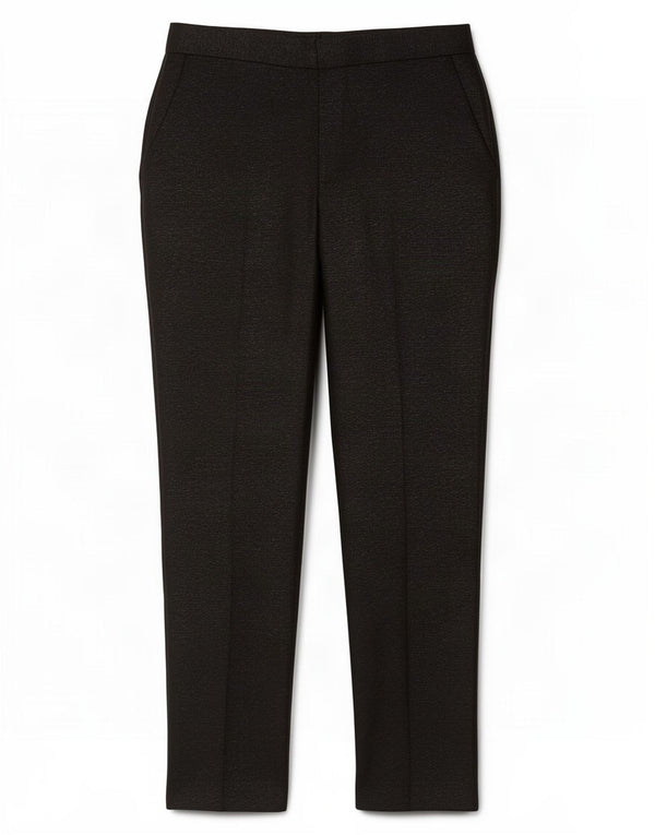 Topshop Lige jakkesæt til kvinder bukser UK 10 Small W27 L28 Black Flecked