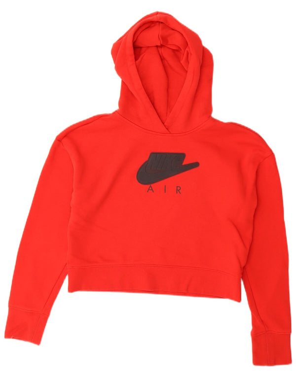 Nike Girls Crop Graphic Standard Fit hættetrøjetrøje 13-14 år XL Rød