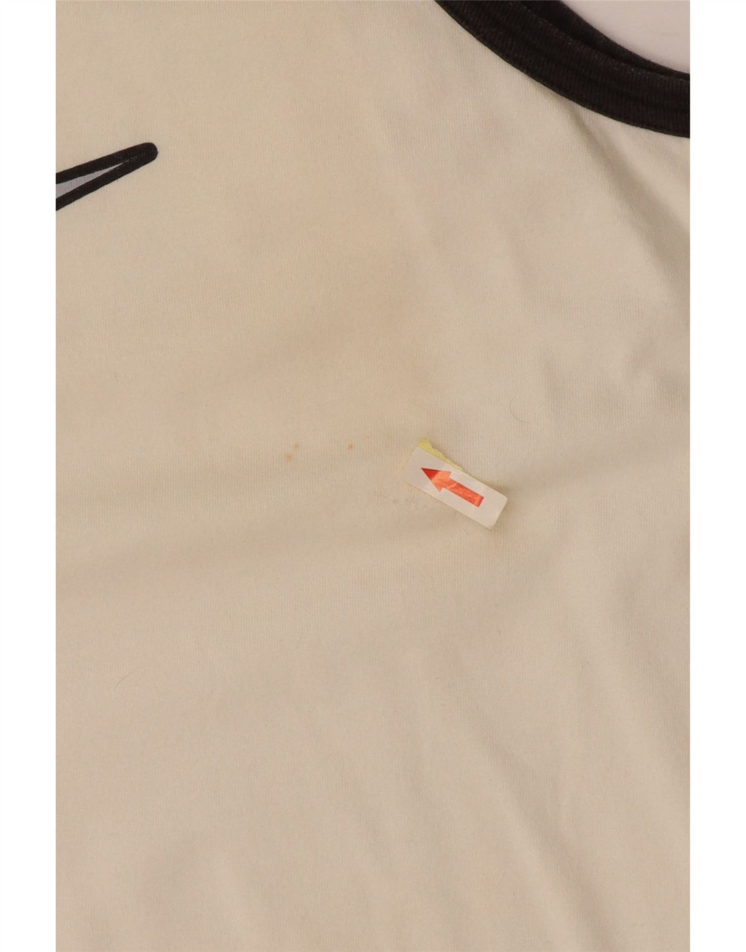 NIKE Herre grafisk vest Top UK 46/47 XL Off White Bomuld