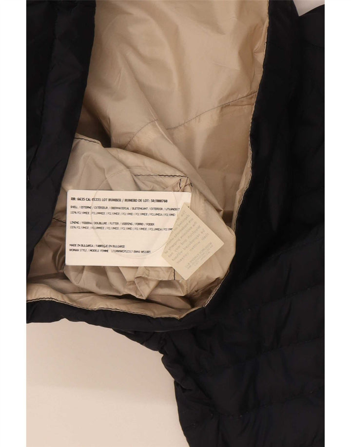 Woolrich polstret jakke til kvinder UK 10 Lille marineblå polyamid