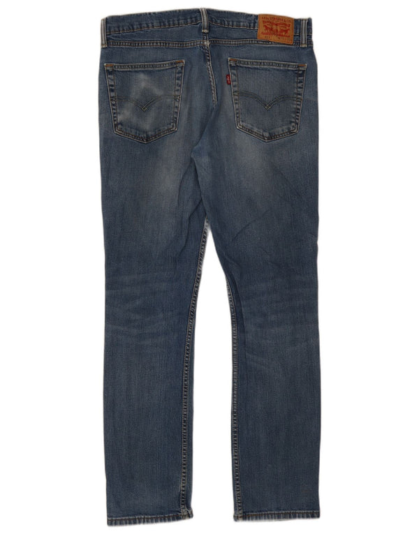 Levi's Herre 511 Slim Jeans W36 L32 Blå Bomuld