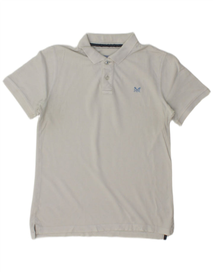 CREW CLOTHING Herre poloshirt Lille beige bomuld
