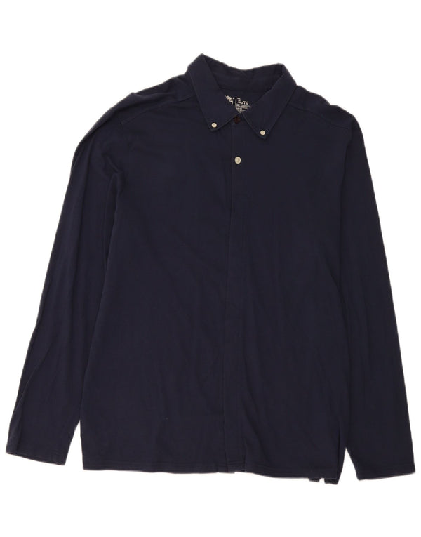 Timberland Herre Slim Fit skjorte XL marineblå bomuld