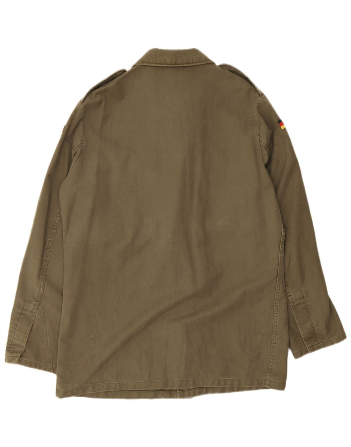 Vintage Herre Military Jacket UK 38 Medium Khaki