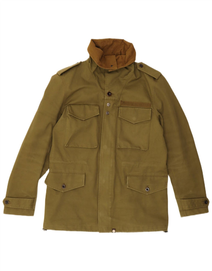 Pretty Green Herre Utility Jacket UK 38 Medium Khaki Cotton