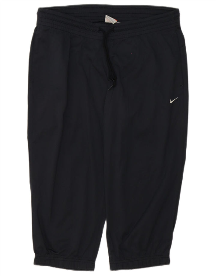 Nike Dame Straight Jeans UK 14 Medium Grey Polyester