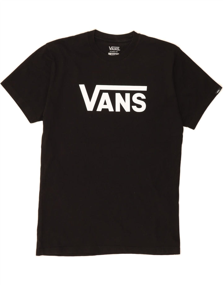 VANS Mens Classic Fit Graphic T-Shirt Top Medium Black Cotton Vintage Vans and Second-Hand Vans from Messina Hembry 