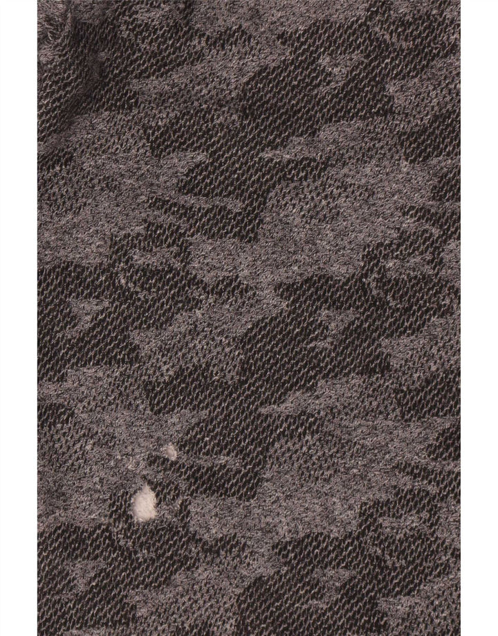 Marks & Spencer Boys Sweatshirt Jumper 12-13 år Grå Camouflage Bomuld
