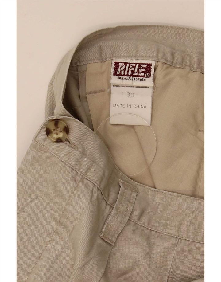 Rifle Herre Pegged Chino Shorts W33 Medium Beige Bomuld