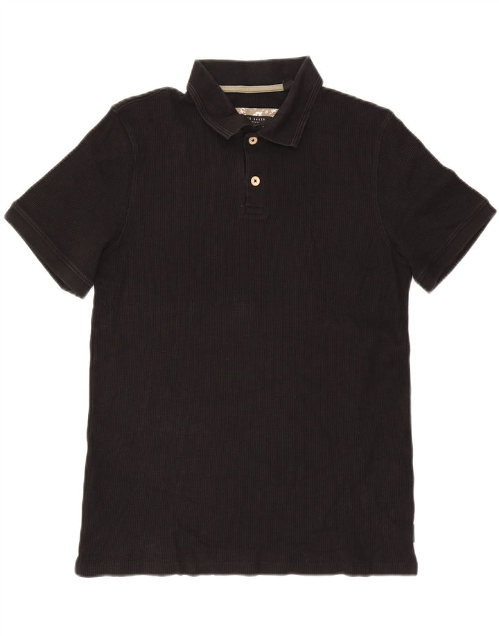 Ted Baker herre poloshirt størrelse 3 Medium Sort bomuld