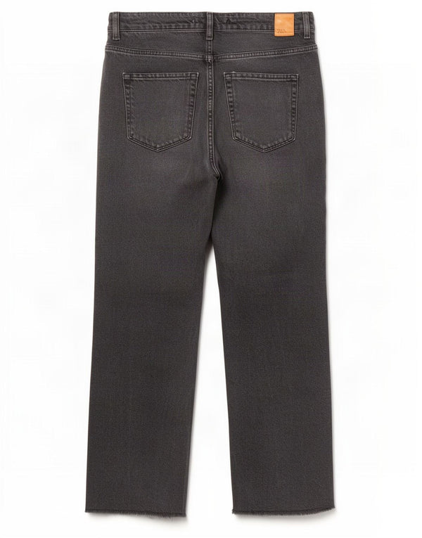 Zara Womens Straight Jeans EU 40 Medium W30 L29 Grey