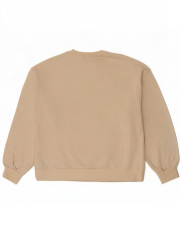 Zara Girls Peanuts Graphic Sweatshirt Jumper 13-14 Years Off White Cotton