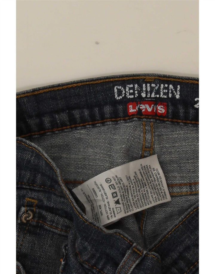Levi's Herre Denizen Slim Straight Jeans W34 L30 Marineblå Bomuld