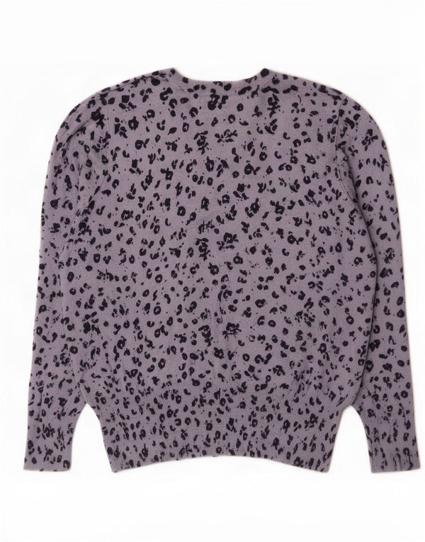 Marks & Spencer Dame Boat Neck Jumper Sweater UK 16 Large Blue