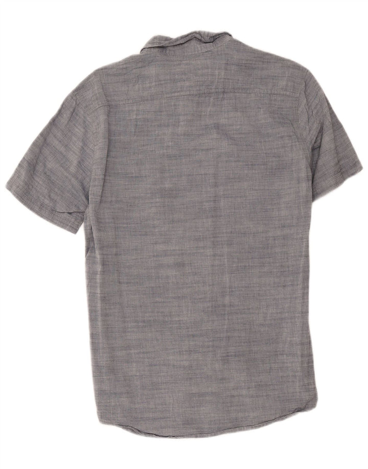 Levi's Kortærmet Herreskjorte Medium Grey Flecked Bomuld