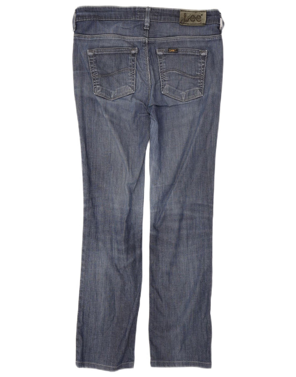 Lee Womens Rice Bootcut Jeans W28 L27 Blue Cotton