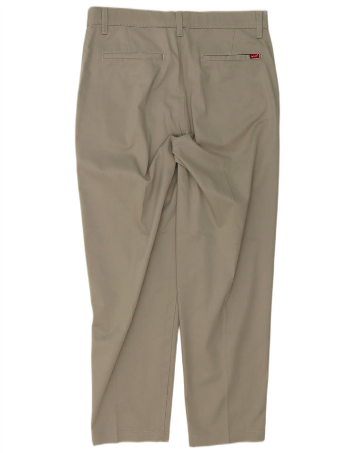 LEVI'S Straight Chino-bukser til mænd W33 L29 Grå