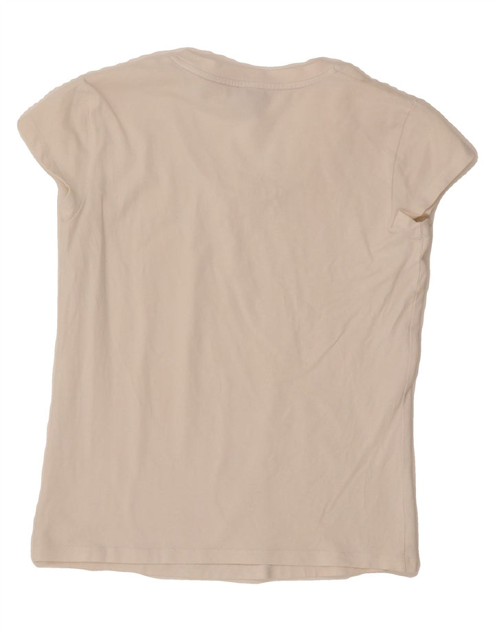 ARMANI JEANS Womens T-Shirt Top IT 44 Medium White Vintage Armani Jeans and Second-Hand Armani Jeans from Messina Hembry 
