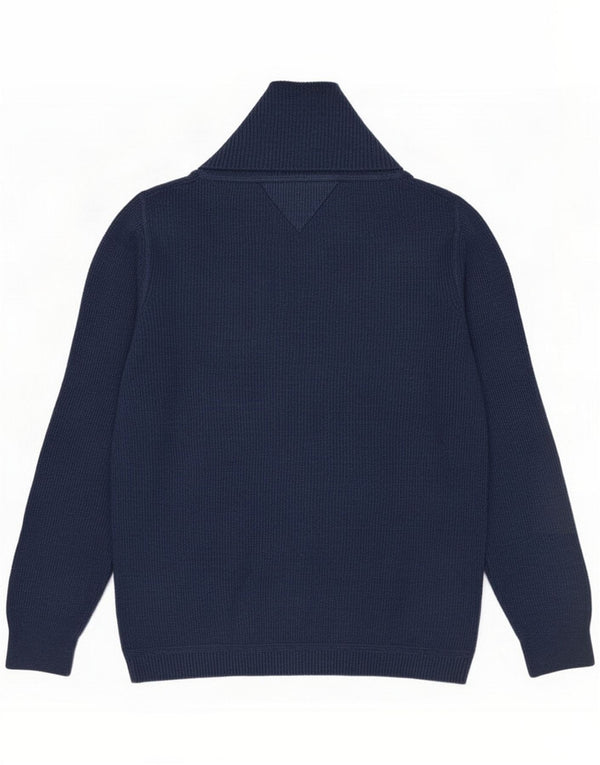 Tommy Hilfiger Herre Shawl Neck sweater XL Navy Blue Cotton