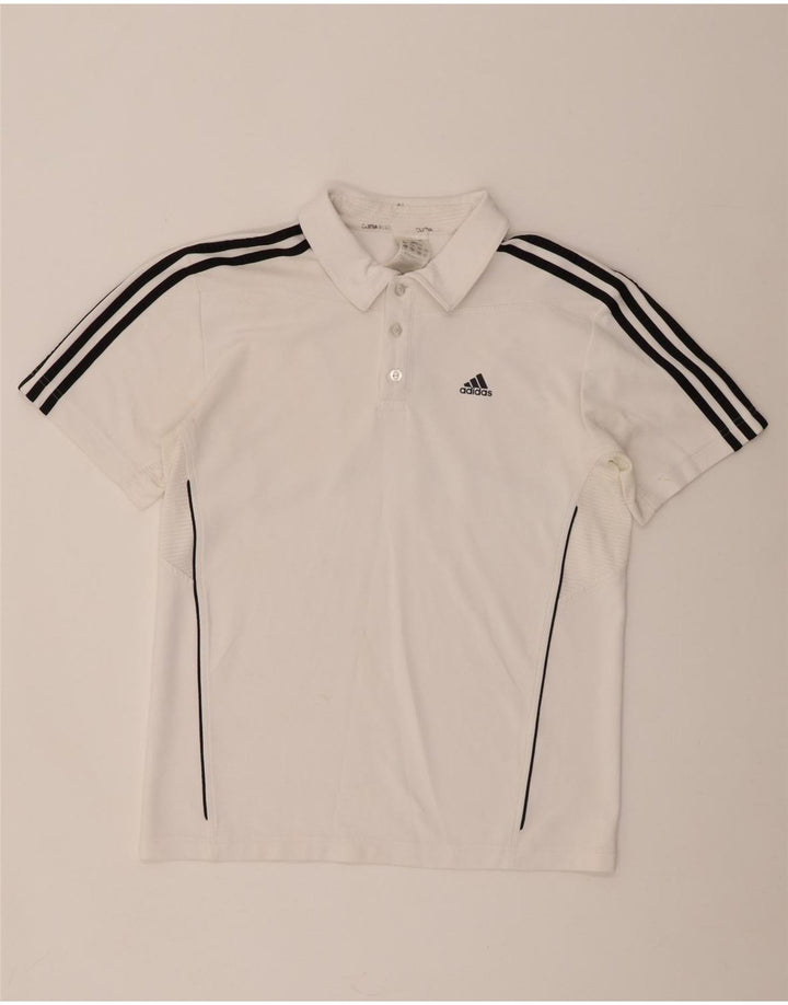 Adidas Herre Climacool Polo Shirt Lille hvid polyester